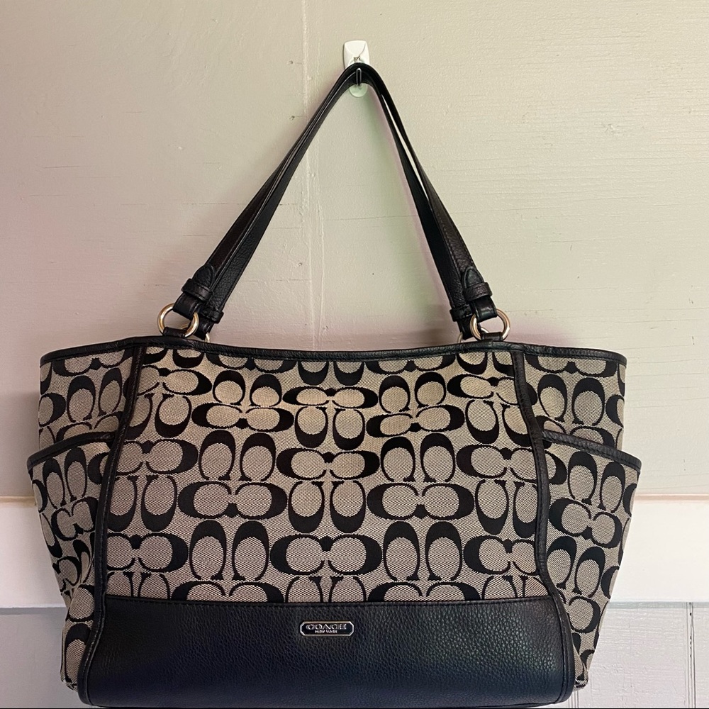 Coach Signature Logo Tote